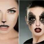 Katzen Masken Vorlagen Erstaunlich Karevalskostüm Zu Make Up Ideen Kostüm Schminken Kreativ