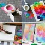 Keilrahmen Gestalten Vorlagen Anleitungen Erstaunlich Keilrahmen Gestalten Mit Verschiedenen Techniken 17