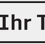 Kennzeichen Vorlage Erstaunlich Parkplatzschild24 Parkplatzschilder Individuell Und