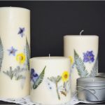 Kerzen Dekorieren Vorlagen Süß Kerzen Verzieren Mit Rockneten Blumen Diy sommer Ideen
