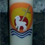 Kerzen Motive Vorlagen Elegant 2005 03 Osterkerze Mit Lamm Ausschnitt