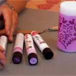 Kerzen Verzieren Vorlagen Geburtstag Schönste Marabu Anleitungsvideo