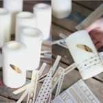 Kerzen Vorlagen Weihnachten Beste Kerzen Verzieren Zu Weihnachten Mit Temporären Flash Tattoos