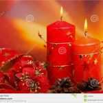 Kerzen Vorlagen Weihnachten Gut Kerzen Weihnachten Stockbild Bild Von Dekoration