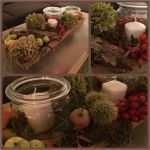 Kerzen Vorlagen Weihnachten Süß Herbstdekoration Herbst Dekoration Kerzen Efeu Hortensie