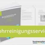 Kfw Businessplan Vorlage Großartig Businessplan Erstellen Rohrreinigungsservice