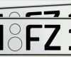 Kfz Kennzeichen Vorlage Angenehm 2 Kfz Kennzeichen Prägung