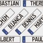 Kfz Kennzeichen Vorlage Erstaunlich Viktor Namensschild Kennzeichen original Kfz