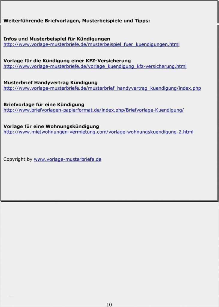 Kfz Kündigung Vorlage Hübsch Vorlagen Musterbriefe Und Wichtigsten Infos Zum thema