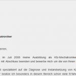 Kfz Mechatroniker Bewerbung Vorlage Schön Bewerbungsschreiben Als Kfz Mechatroniker Meinebewerbung
