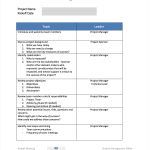 Kick Off Meeting Vorlage Best Of Free Kick F Meeting Agenda