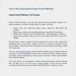 Kick Off Meeting Vorlage Genial Project Kickoff Meeting