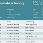 Kilometergelderstattung Vorlage Hübsch Spesenabrechnung Templates Fice