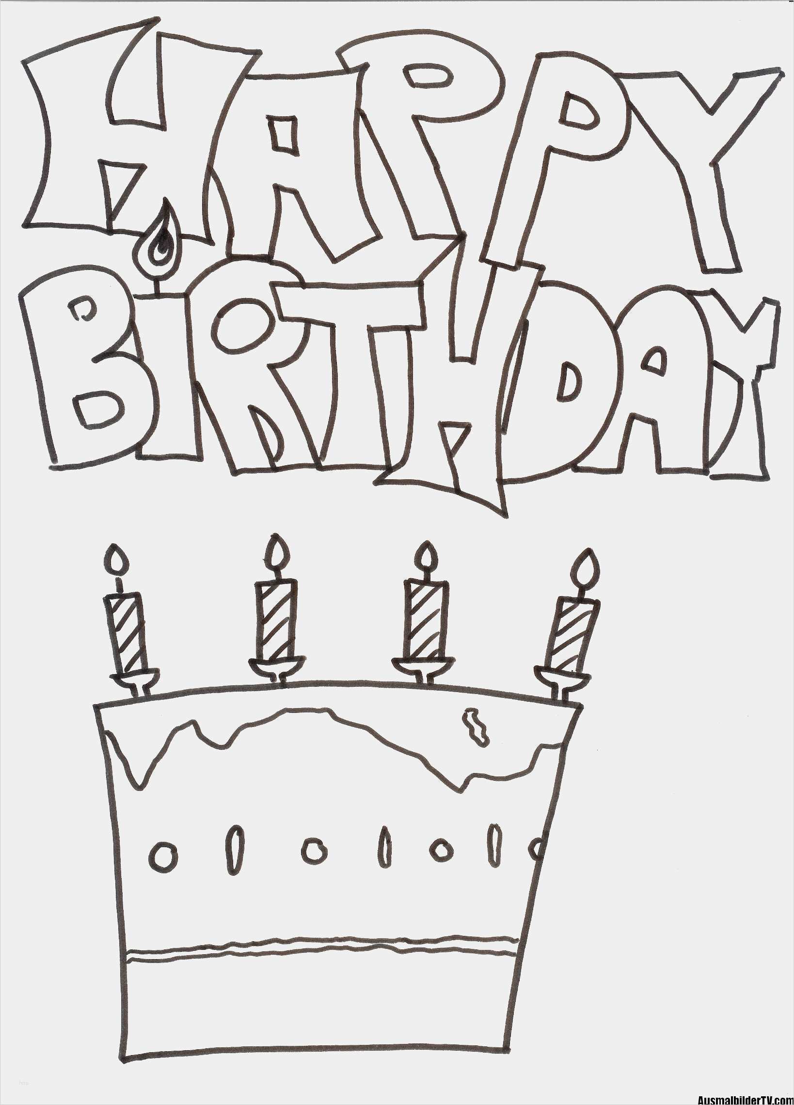 geburtstag ausmalbilder AusmalbilderTV geburtstag ausmalbilder 4997