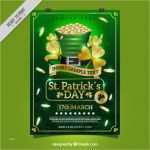 Kinderflohmarkt Plakat Vorlage Beste St Patrick Tages Plakat Vorlage Mit Goldenen Kleeblätter