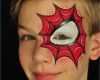 Kinderschminken Einfache Vorlagen Best Of Kinderschminken Jungen Motive Spinne Rot Makeup Fasching
