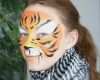 Kinderschminken Halloween Vorlagen Wunderbar Tiger Schminken Einfache Tiger Kinderschminken Anleitung