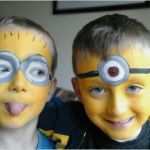 Kinderschminken Vorlagen Pfau Süß Minions Running Riot Schminken Pinterest