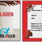 Kinderschokolade Einladung Vorlage Luxus Einladungskarten Zum Geburtstag