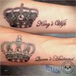 King and Queen Tattoo Vorlage Best Of Grey Ink Queen and King Tattoos forearms