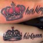 King and Queen Tattoo Vorlage Cool 40 King & Queen Tattoos that Will Instantly Make Your