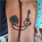 King and Queen Tattoo Vorlage Wunderbar 30 Beautiful Couple Matching Tattoos Ideas