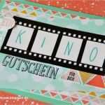 Kinogutschein Verpacken Vorlage Neu Karos Kreativkram Ein Kino Gutschein