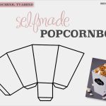 Kinogutschein Vorlage Kostenlos Wunderbar Diy Popcornbox Basteln & Salted Caramel Popcorn Rezept