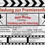 Kinokarte Einladung Vorlage Best Of Einladungskarten Zum Geburtstag