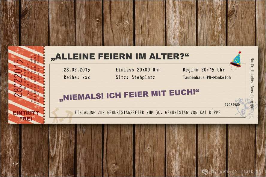 Kinokarte Einladung Vorlage Genial Kinokarte Als Geburtstagseinladung Er Feiert Mit Uns