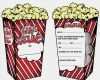 Kinokarte Vorlage Zum Ausdrucken Großartig 6 Einladungskarten Popcorn &amp; Kino Für Kindergeburtstag