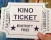 Kinoticket Vorlage Bewundernswert Wel E to the Movies Kinogutschein Selber Basteln