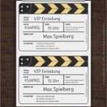 Kinoticket Vorlage Cool Kostenlose Einladung Klappe