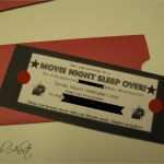 Kinoticket Vorlage Süß Kino Einladungskarten Zum Ausdrucken