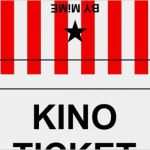 Kinoticket Vorlage Wunderbar Kinogutschein Selber Basteln Kostenloses Printable Auf