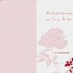 Kirchenheft Hochzeit Vorlage Word Kostenlos Erstaunlich Kirchenhefte Stilisierte Rosen Rot