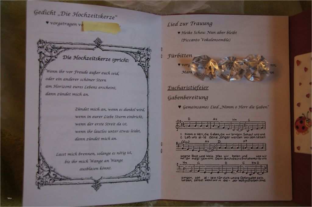 Kirchenheft Hochzeit Word Vorlage Wunderbar Kirchenheft Taufe Vorlage Word – Kebut