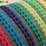 Kissen Häkeln Vorlage Beste Kissen Häkeln Kissenbezug Farbregenbogen