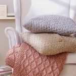Kissen Häkeln Vorlage Luxus Kissen Im Rechts Links Muster Kostenlose Strickanleitung