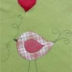 Kissen Sticken Vorlage Angenehm Decke Naehen Applikation Vogel