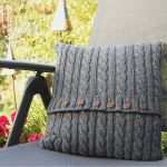 Kissen Sticken Vorlage Erstaunlich Anleitung Kissen Stricken Mit Zopfmuster