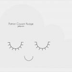 Kissen Sticken Vorlage Genial Diy Fabriquer Un Coussin Nuage Patron Gratuit