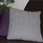 Kissen Sticken Vorlage Hübsch Anleitung Kissen Stricken Mit Zopfmuster