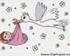Klapperstorch Baby Vorlage Bewundernswert Storch Und Baby Clipart Bild