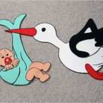 Klapperstorch Holz Vorlage Bewundernswert Storch Baby Basteln Vorlage