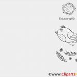 Klappkarte Vorlage Einzigartig Einladung Vogel Klappkarte Zum Drucken