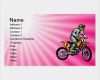Klassische Visitenkarten Vorlagen Bewundernswert Rosa Schmutz Fahrrad Visitenkarten Vorlagen