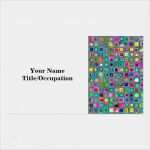 Klassische Visitenkarten Vorlagen Einzigartig Regenbogen "karneval" Maserte Visitenkarten Vorlagen