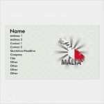 Klassische Visitenkarten Vorlagen Wunderbar Malta Flaggen Karte 2 0 Visitenkarten Vorlagen