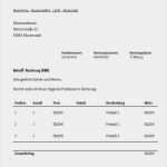 Kleinunternehmer Rechnung Vorlage Word Beste Kleinunternehmerrechnung Für Freiberufler Vorlage &amp; Muster